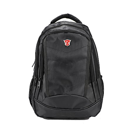 DUKAP RIU Backpack With 15.6” Laptop Pocket, Black
