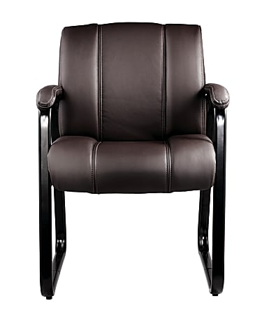 Brenton Studio Bellanca Guest Chair Brown - Office Depot