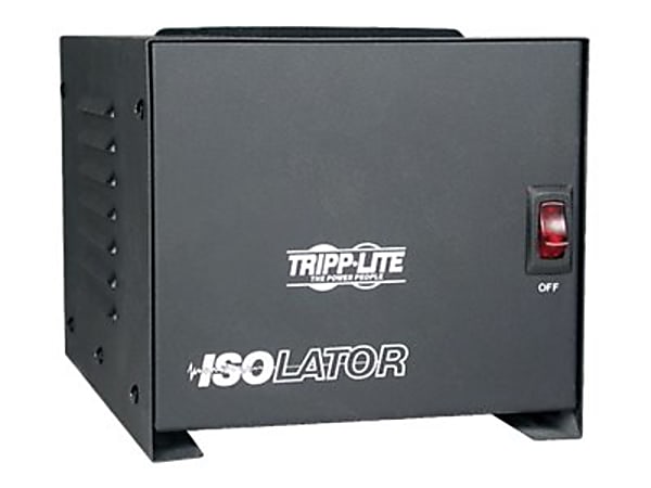 Tripp Lite 1000W Isolation Transformer with Surge 120V 4 Outlet 6ft Cord HG TAA GSA - Surge protector - AC 120 V - output connectors: 4 - white