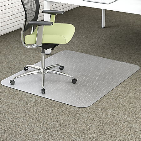 Deflecto® EnvironMat Chair Mat For Low Pile Carpets, 36" x 48", Clear