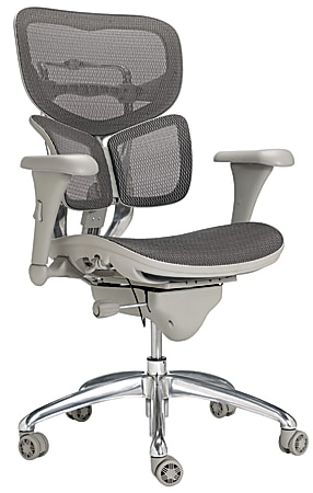 WorkPro® PRO-767E Commercial Mesh Mid-Back Chair, Gray