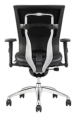 WorkPro 768E Commercial Bonded Leather High Back Chair Black