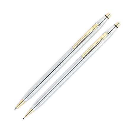 Cross® Medalist® Classic® Century® Pen/Pencil Set, Chrome