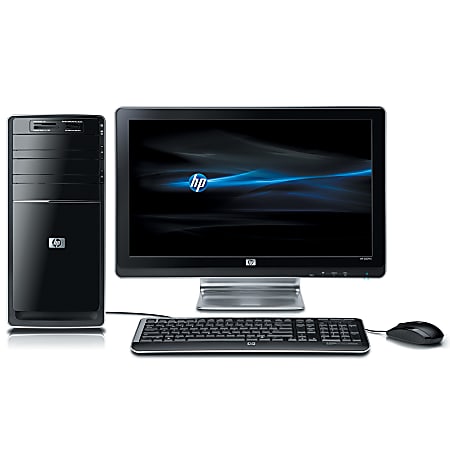 HP Pavilion p6142p-b Desktop Computer Bundle With AMD Phenom™ X4 Quad-Core Processor 9650, 20" LCD Monitor