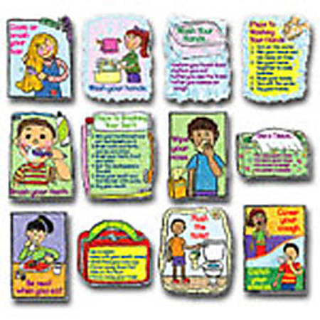 Carson-Dellosa Bulletin Board Set — Hygiene: Kid-Drawn