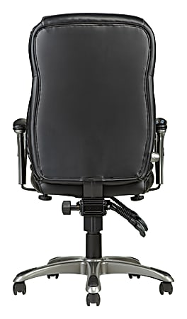 Realspace MFMC400 Bonded Leather Multifunction High Back Chair