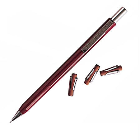 SKILCRAFT Push Action Mechanical Pencils 0.5 mm Burgundy Barrel Pack Of 12  AbilityOne 7520 00 590 1878 - Office Depot