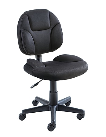 Brenton Studio® Battista Low-Back Task Chair, Black