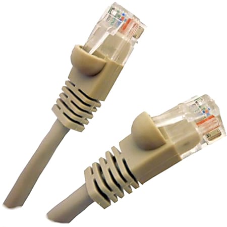 Professional Cable CAT5LG-07 Cat.5e Patch Cable - 7 ft Category 5e Network Cable for Network Device - First End: 1 x RJ-45 Male Network - Second End: 1 x RJ-45 Male Network - Patch Cable - Gray