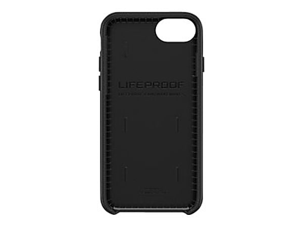 LifeProof WAKE - Back cover for cell phone - ocean-based recycled plastic - black - for Apple iPhone 6, 6s, 7, 8, SE (2nd generation), SE (3rd generation)