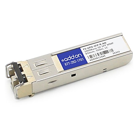 AddOn F5 Networks F5-UPG-SFP-R Compatible TAA Compliant 1000Base-SX SFP Transceiver (MMF, 850nm, 550m, LC)