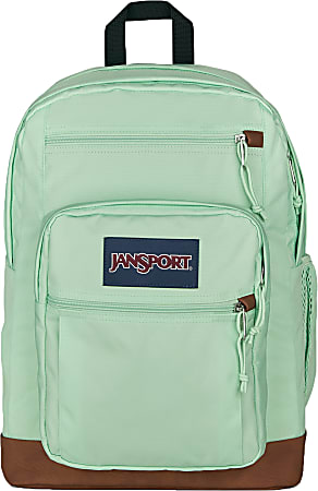 JanSport Cool Student Backpack with 15" Laptop Pocket, Mint Chip
