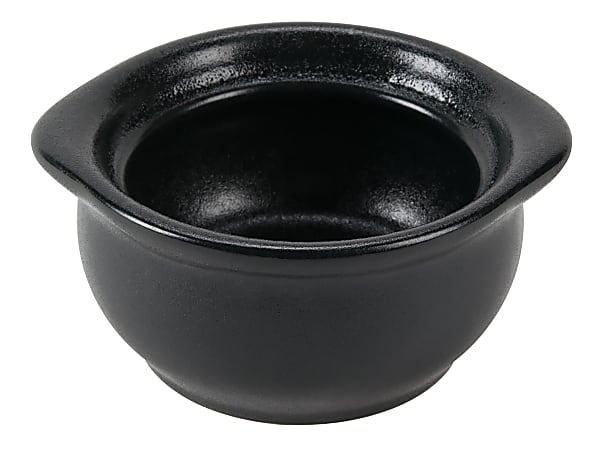 Foundry™ Onion Soup Bowls, 8 Oz, Black, Pack Of 12 Bowls