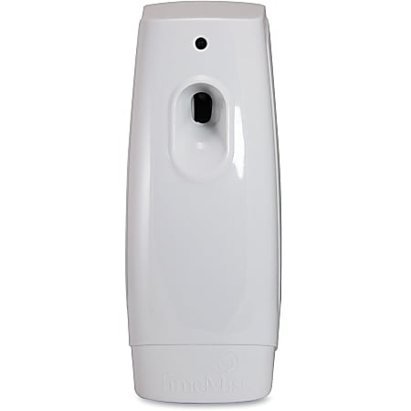 TimeMist Classic Metered Aerosol Dispenser - 0.25 Hour Medium - 30 Day Refill Life - 6000 ft Coverage - 2 x AA Battery - 6 / Carton - White