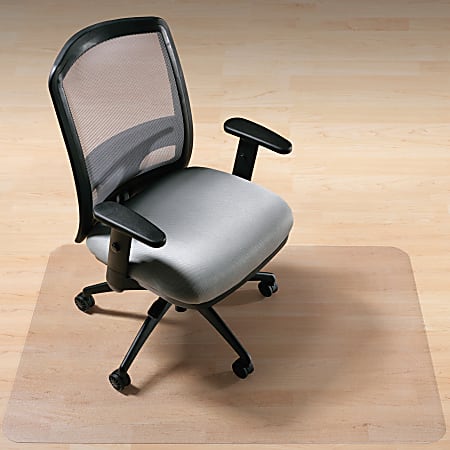 Deflect-O EnvironMat Chair Mat For Hard Floors, 36" x 48", Rectangular, Clear