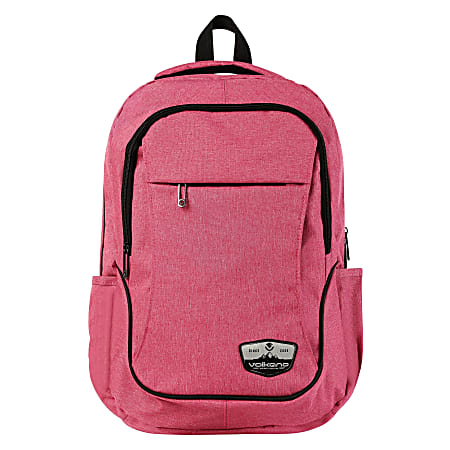 Volkano Victory Backpack With 15.6" Laptop Pocket, Pink Melange