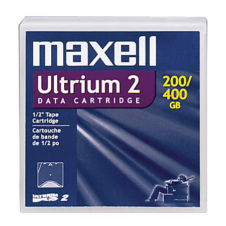 Maxell® LTO Ultrium 2 Data Cartridge, 200GB