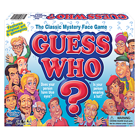 Winning Moves Classic Guess Who? Tabletop Game, Ages 6+