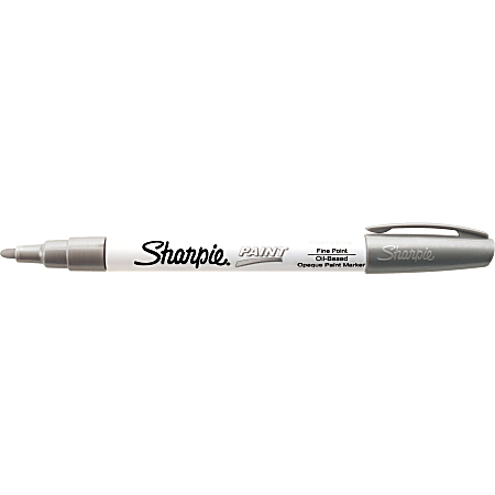 Sharpie® Oil-Based Fine Paint Marker, Fine Point, Silver