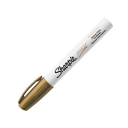 Sharpie® Paint Marker, Bullet Point, Gold