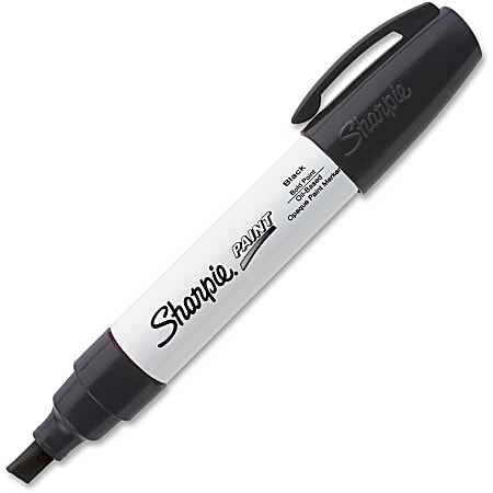 Sharpie Oil-Based Bold Point Paint Markers - Bold Marker Point Type - Black Oil Based Ink - 1 Each