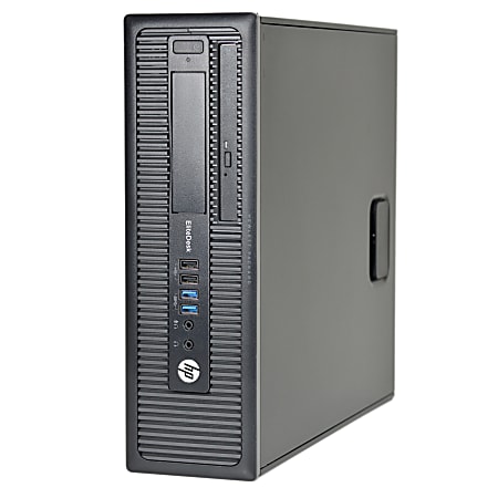 HP EliteDesk 800 G1 Refurbished Desktop PC, Intel® Core™ i5, 8GB Memory, 256GB Solid State Drive, Windows® 10, OD2-0258