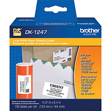 10 Roll RDS05U1 File Folder Paper Label For Brother TD-4100N RJ-3150 1500/roll 