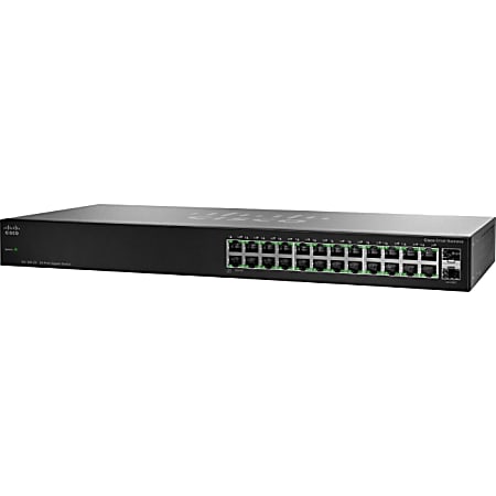 Cisco 24 Port Gigabit Switch with 2 Combo Mini-GBIC Ports