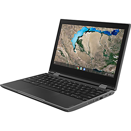 Lenovo 300e Chromebook 2nd Gen 81MB001DUS 11.6" Touchscreen 2 in 1 Chromebook - Intel Celeron N4020 (2 Core) 1.10 GHz - 4 GB RAM - 32 GB Flash Memory - Black - Chrome OS - 10 Hours Battery