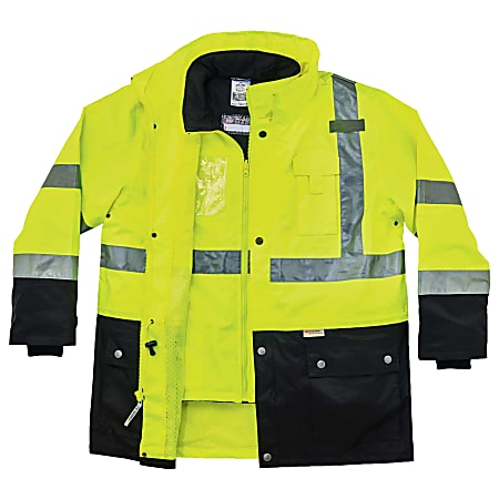 Ergodyne GloWear 8388 4 In 1 Type R Class32 Thermal Jacket Kit 2X