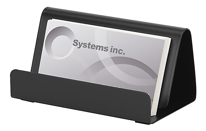 Realspace™ Metal Business Card Holder With Antimicrobial