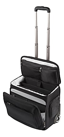 Wenger Patriot II Polyester Rolling 2 Piece Business Luggage Set Black -  Office Depot