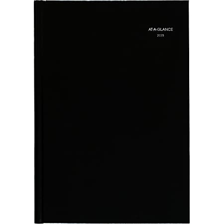 2025 AT-A-GLANCE® DayMinder® Monthly Planner, 8" x 11-3/4", Black, January To December, G470H00