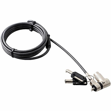 CODi Universal 3-in-1 Keyed Cable Lock - Compatible with; Standard T-bar security slot, Noble security slot & Nano security slot