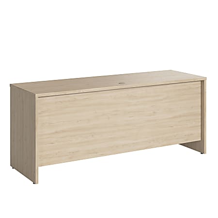 Bush Business Furniture Studio C 72"W Credenza Computer Desk, Natural Elm, Standard Delivery