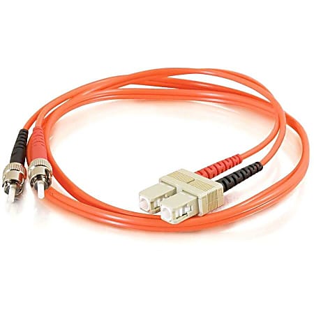 C2G SC-ST 62.5/125 OM1 Duplex Multimode Fiber Optic Cable (TAA Compliant) - Patch cable - TAA Compliant - SC multi-mode (M) to ST multi-mode (M) - 6 m - fiber optic - duplex - 62.5 / 125 micron - OM1 - orange