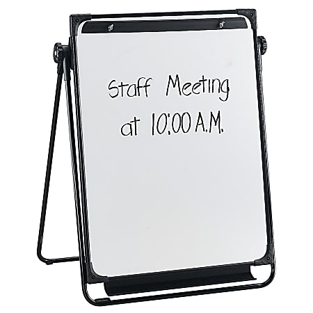 SKILCRAFT Flipchart Easel With Non-Magnetic Dry-Erase Whiteboard,