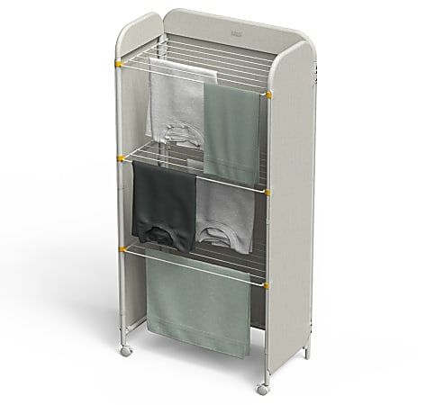 Joseph Joseph 3-Tier Indoor Drying Rack, 59-1/8", Ecru, Total Qty 1