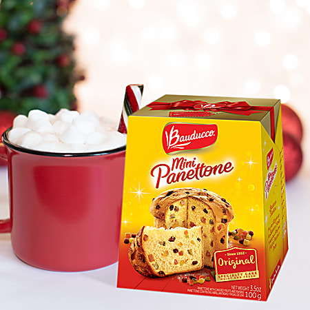 優先配送 Foods Bauducco Mini 24 of Case oz 2.8 Panettone Classic ブラ