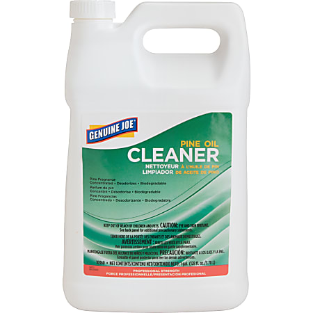 Genuine Joe Concentrated Pine Oil Cleaner - Concentrate Liquid - Pine, Pleasant Scent - 4 / Carton