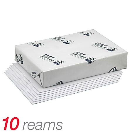 SKILCRAFT Xerographic Paper White Letter 8.5 x 11 5000 Sheets Per