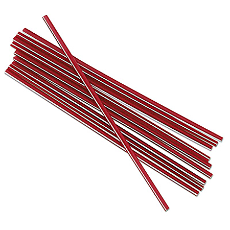 Stir Stick Plastic Stir Sticks, 5", Red/White, Case Of 10,000