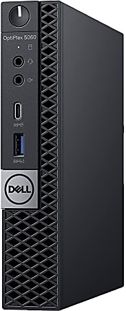 Dell™ Optiplex 5060 Micro Refurbished Desktop PC, Intel® Core™ i7, 16GB Memory, 512GB Solid State Drive, Windows® 10 Pro