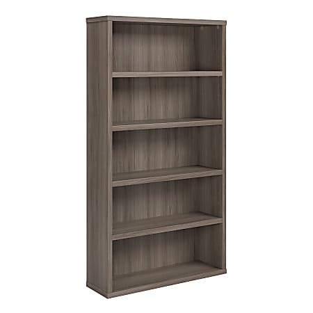 Sauder® Affirm Commercial 66”H 5-Shelf Bookcase, Hudson Elm