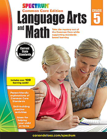 Spectrum® Language Arts And Math Workbook, Grade 5