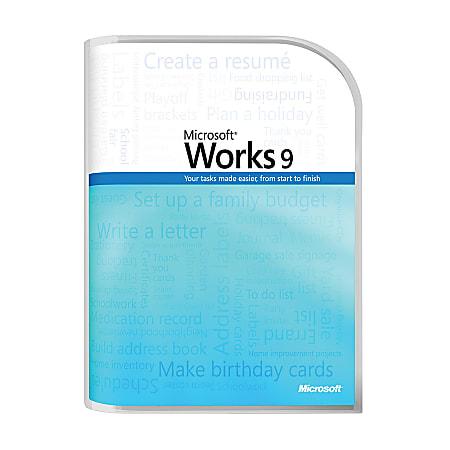 Microsoft® Works 9, Traditional Disc