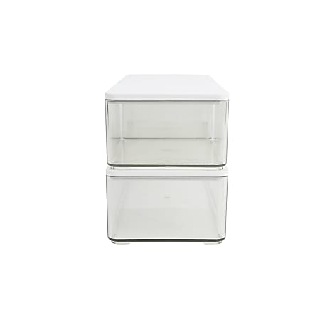 Martha Stewart Grady Stackable Plastic Storage Boxes with Lids 2