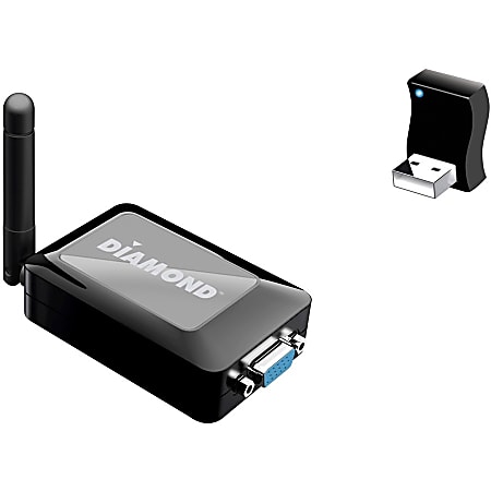 rodillo Giro de vuelta Rechazar DIAMOND Multimedia WPCTVPRO VStream Wireless USB PC to TV at 1080P 30 ft  RangeUSB 1 x HDMI Out - Office Depot