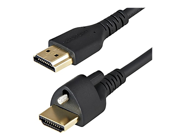 StarTech.com HDMI Cable With Locking Screw, 3.3&#x27;