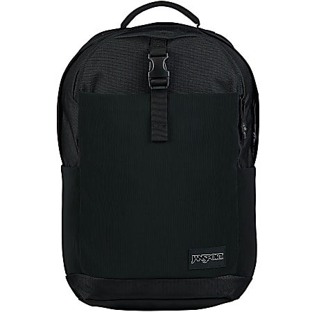 JanSport Journey Pack With 15” Laptop Pocket, 100% Recycled, Black